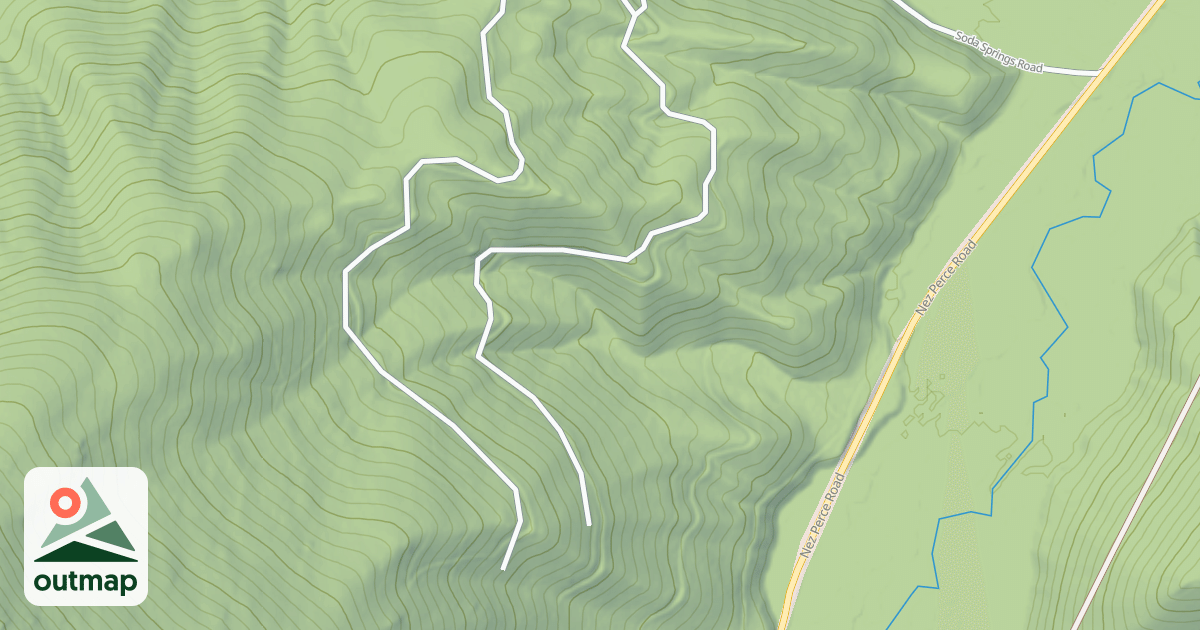 Map of (FDR) SOUTHSIDE LITTLE WEST FK