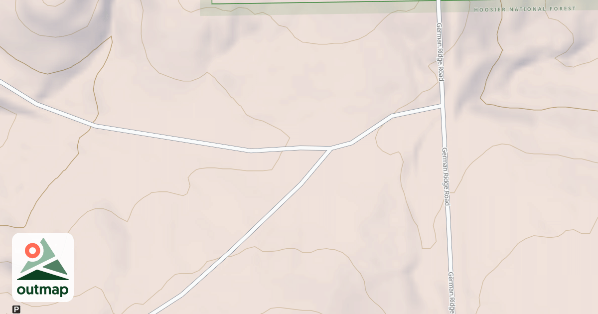 Map of GERMAN RIDGE WYE