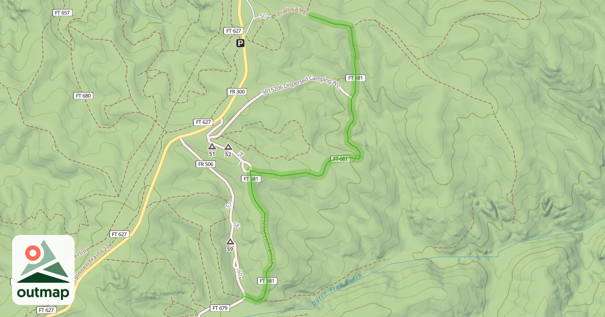 Map of Scottys Trail 681