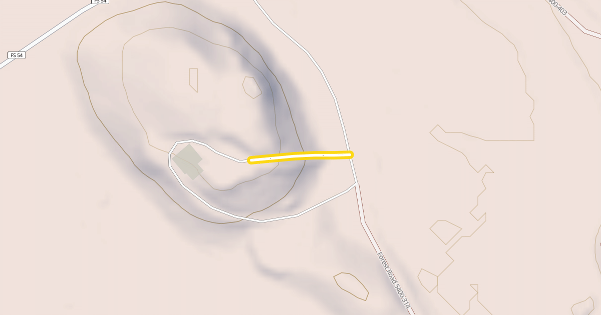 Map preview of Trollhaugen Hill