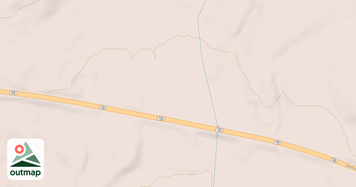 Map of 105 F