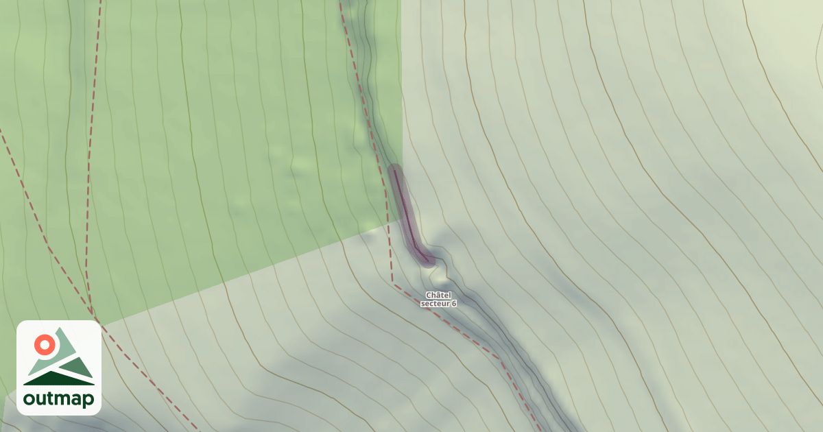 Map of Châtel secteur 4