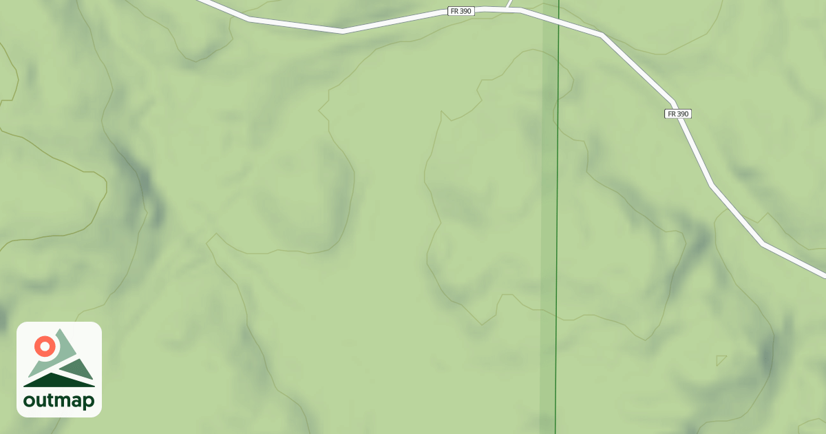 Map of FR 390B