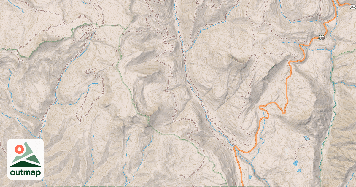Map of CASCADE DIVIDE
