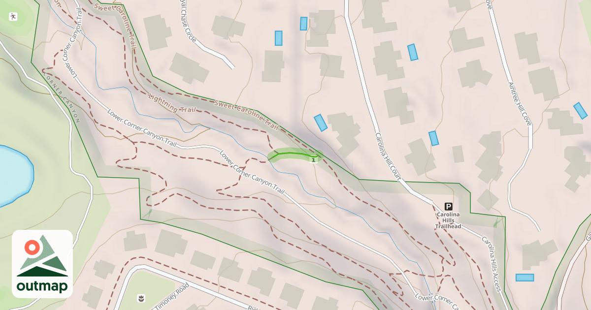 Map of Creek View Connector Trail