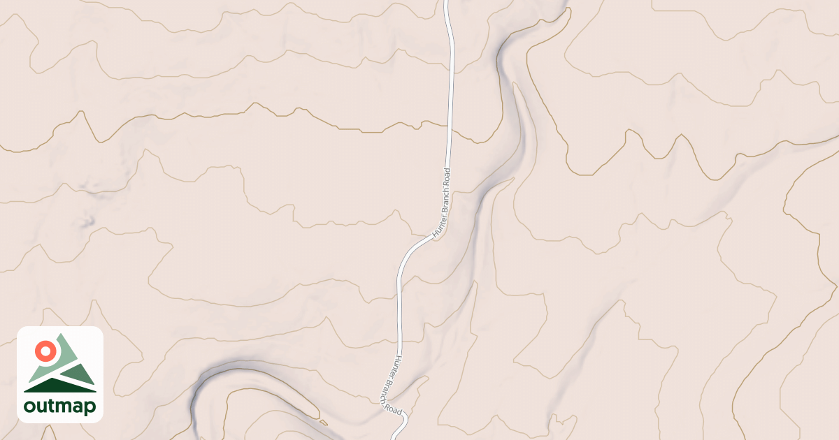 Map of HUNTER BRANCH