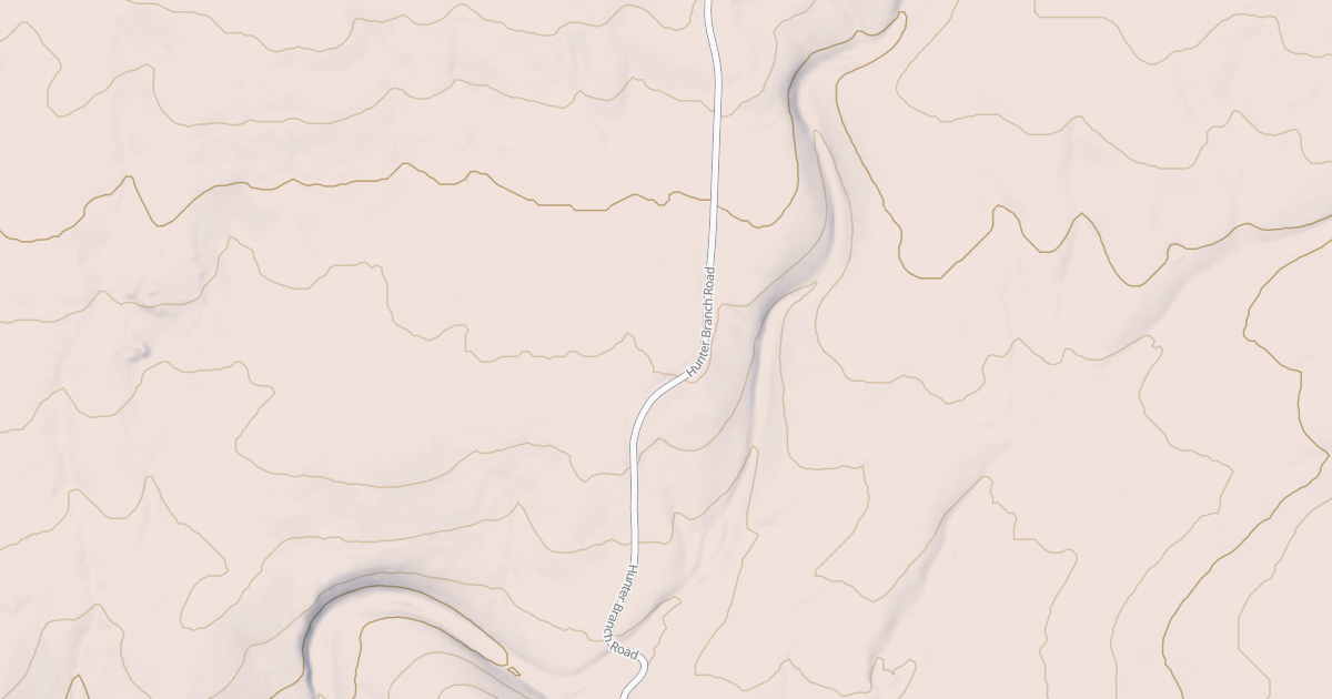 Map preview of HUNTER BRANCH