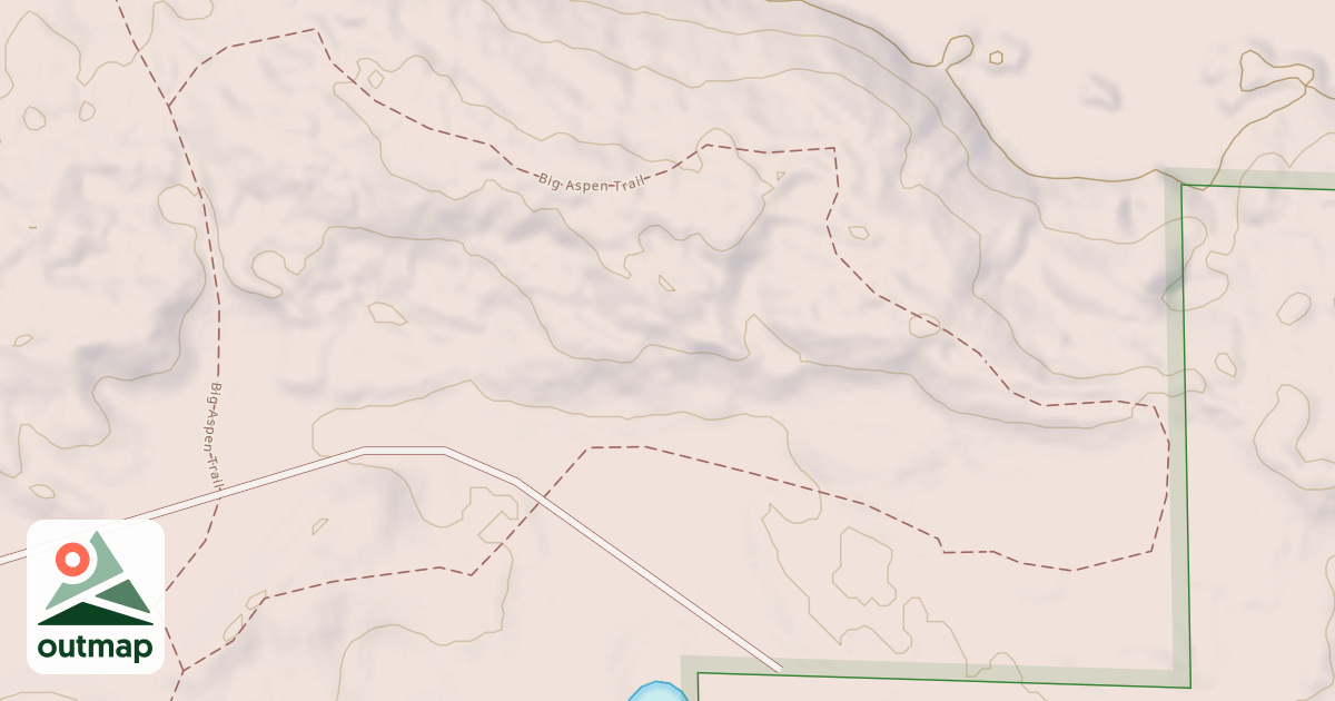 Map of Big Aspen Spur B