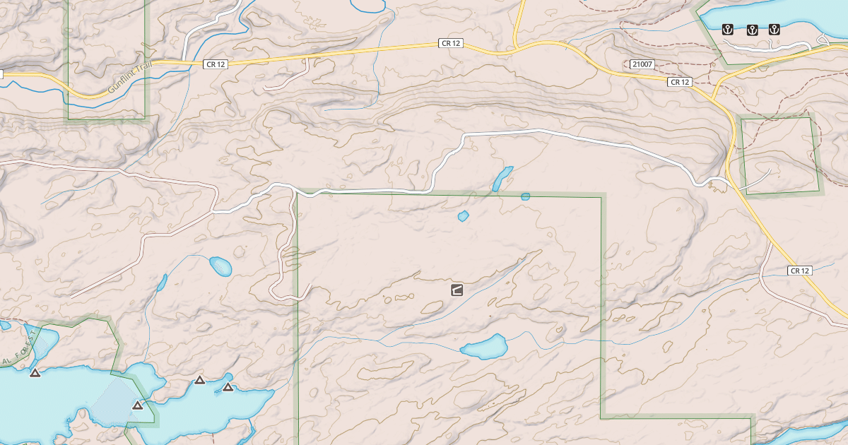 Map preview of Gunflint Trails Snowmobile