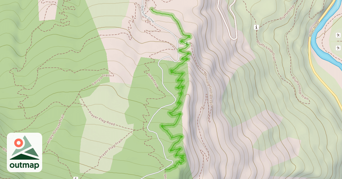 Map of Lupine Trail