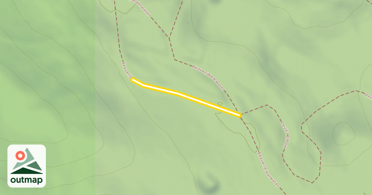 Map of Beaver/Clearwater
