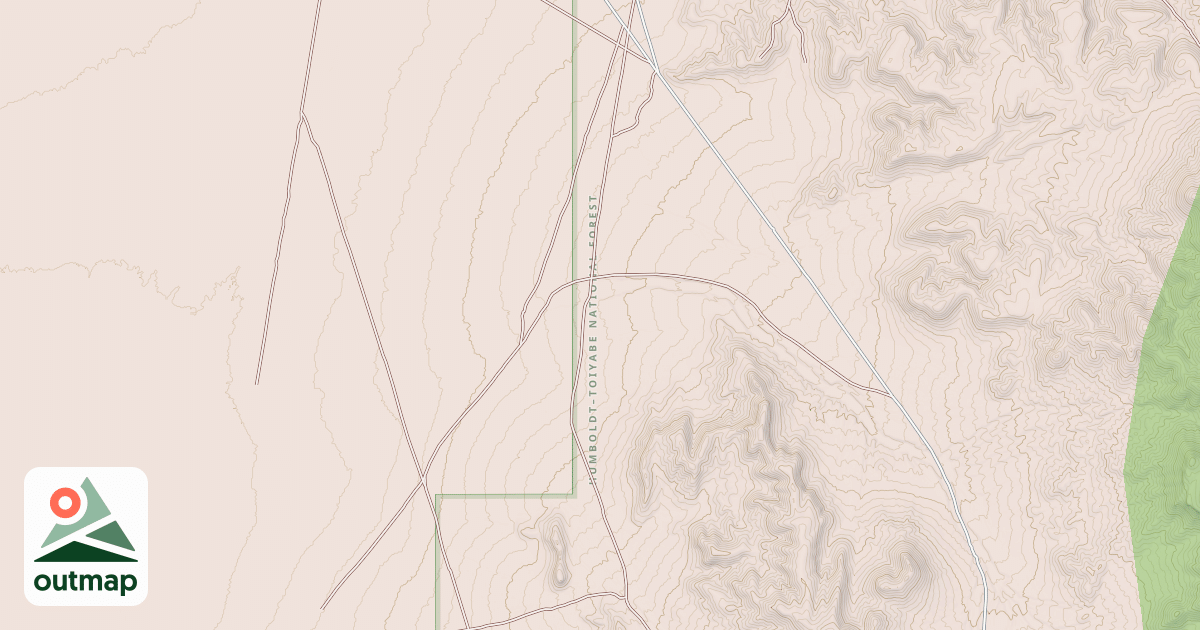 Map of BRONCO MINE BYPASS