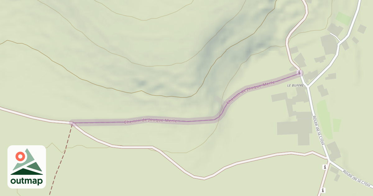 Map of Chemin de Jouque Merle