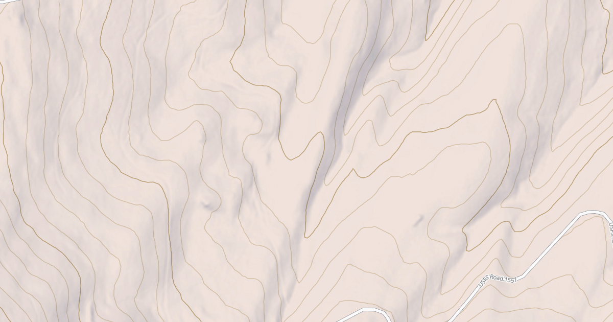 Map preview of USFS National Forest System Roads {B221742C-F17A-4757-9FC3-C8CD903BA4F8}