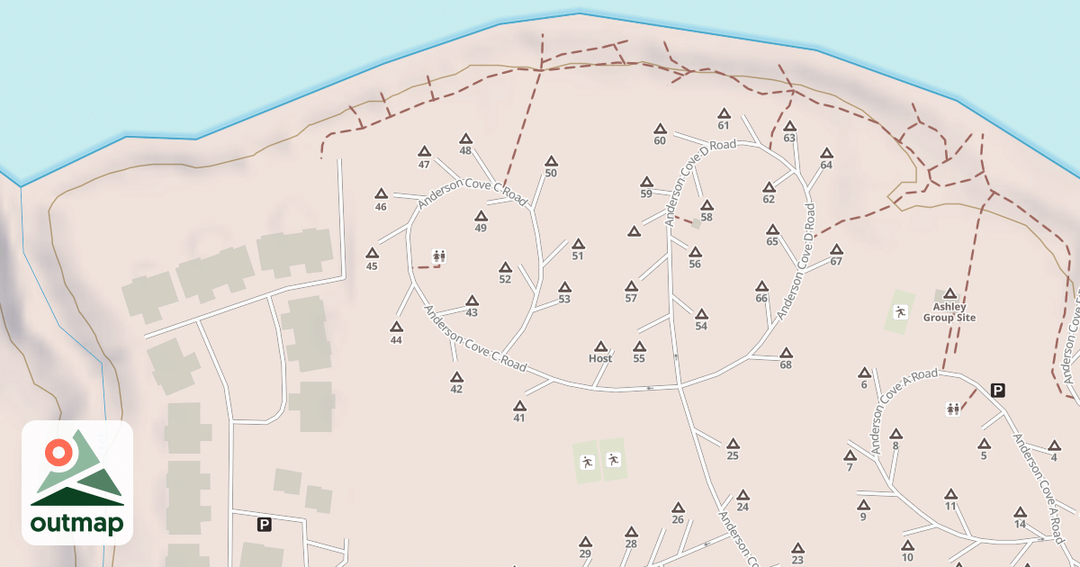 Map of ANDERSON COVE C