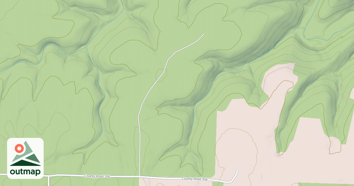 Map of TOADY HOLLOW