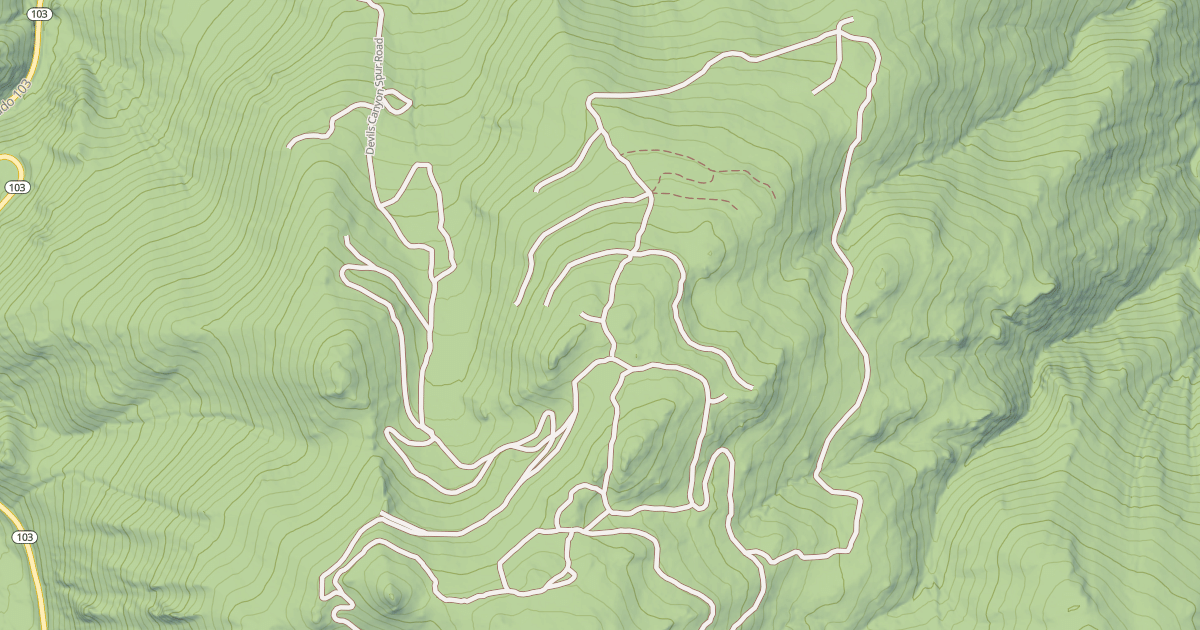 Map preview of DEVIL'S CANYON LOOP