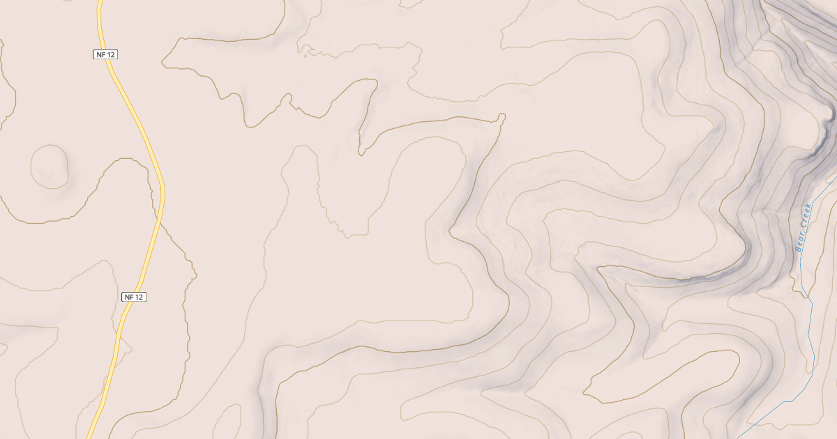 Map preview of USFS Motor Vehicle Use Map Roads {FF68F605-F287-4B1F-833A-82C59DE516C0}