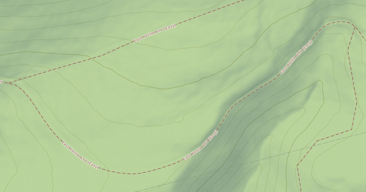 Map preview of East Kettle ATV Trail System