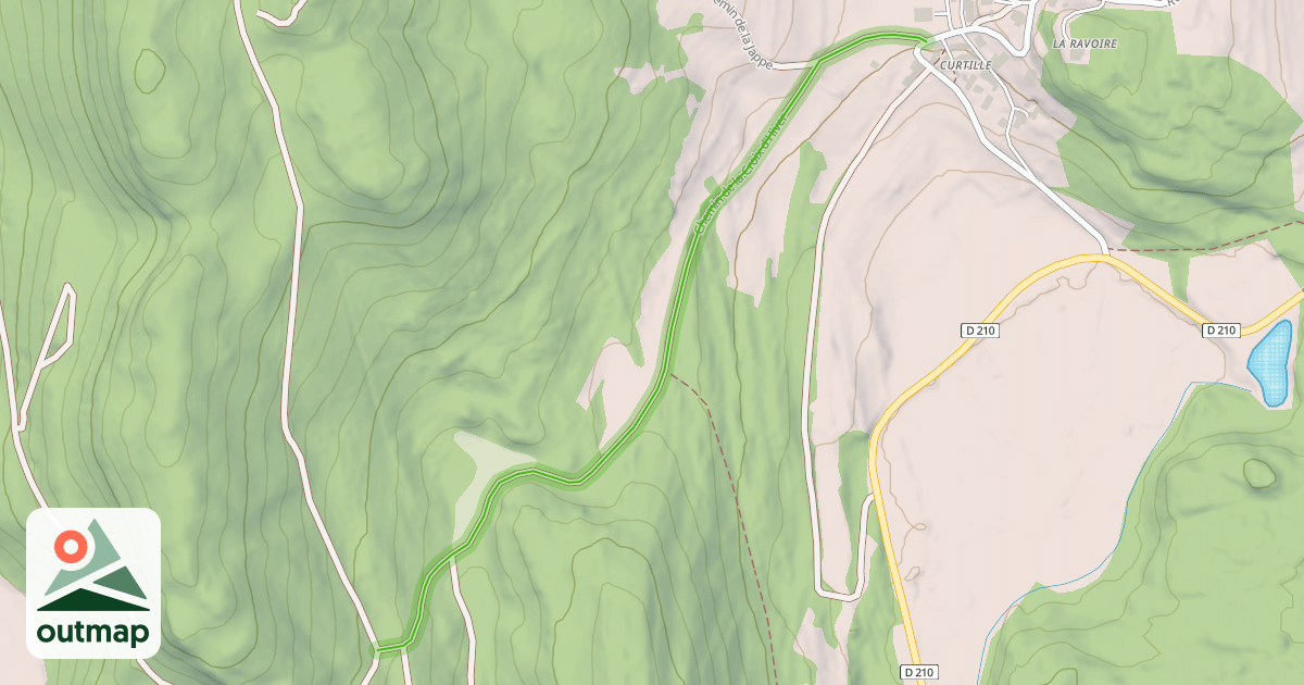 Map of Chemin de la Croix d'Hiver