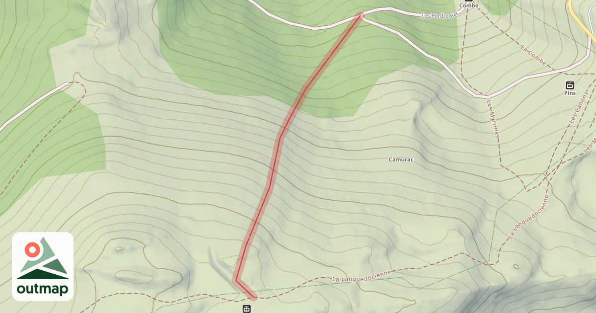 Map of Les Perdreaux