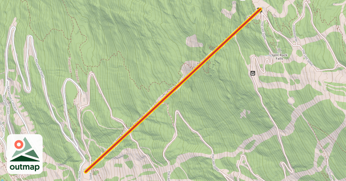 Map of Revelation Gondola - Upper