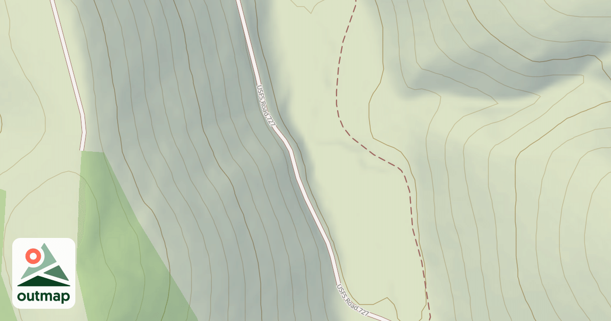 Map of (FDR) REIMEL CREEK