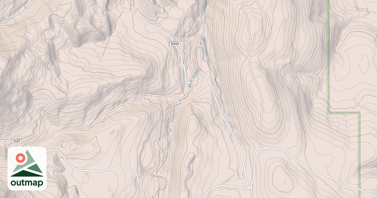 Map of MAHOGANY BASIN
