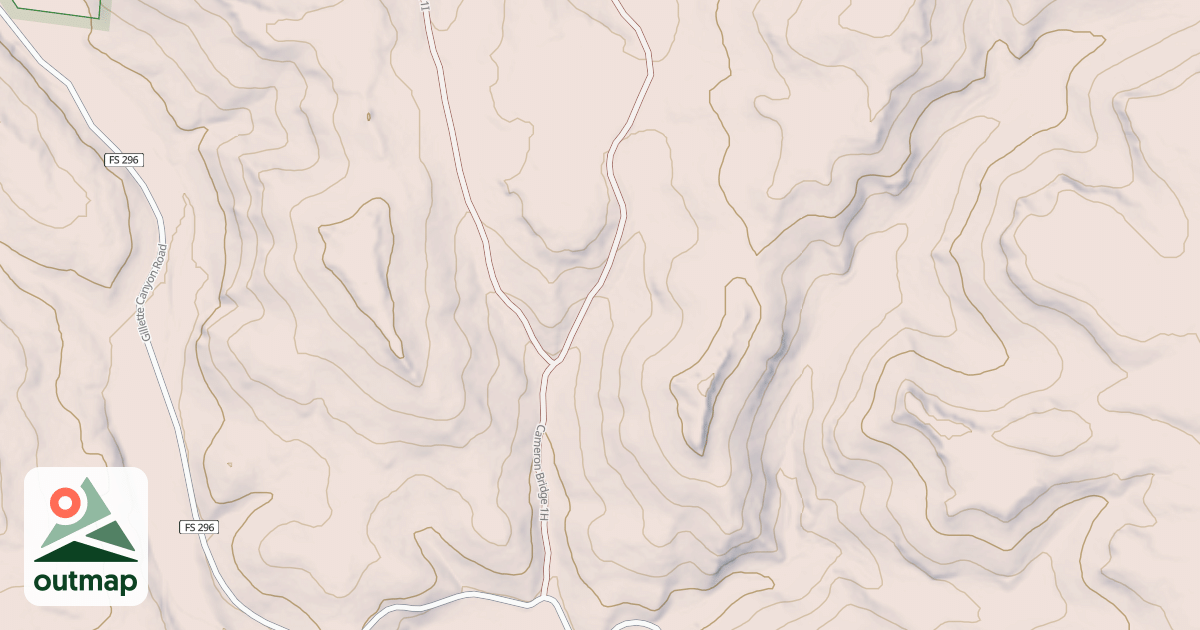 Map of CAMERON BR 1H