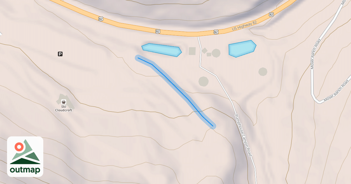 Map of Tubing Hill