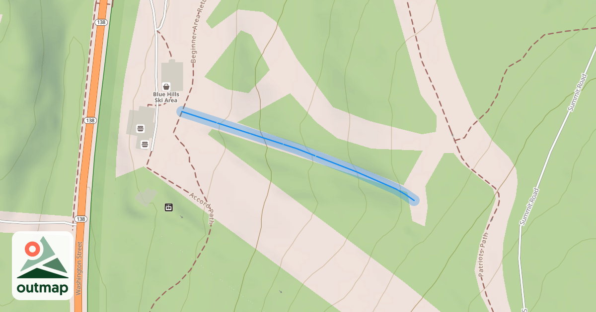 Map of Old Ironsides Terrain Park