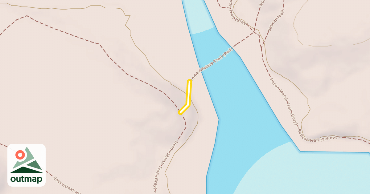 Map of Wood & Waters Trail (Red)