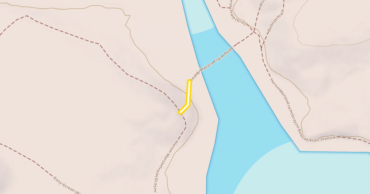 Map preview of Wood & Waters Trail (Red)
