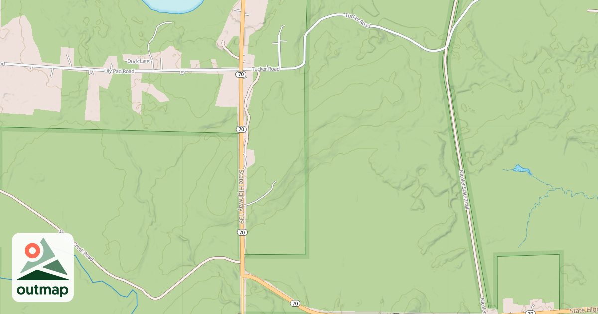 Map of Florence County Snowmobile
