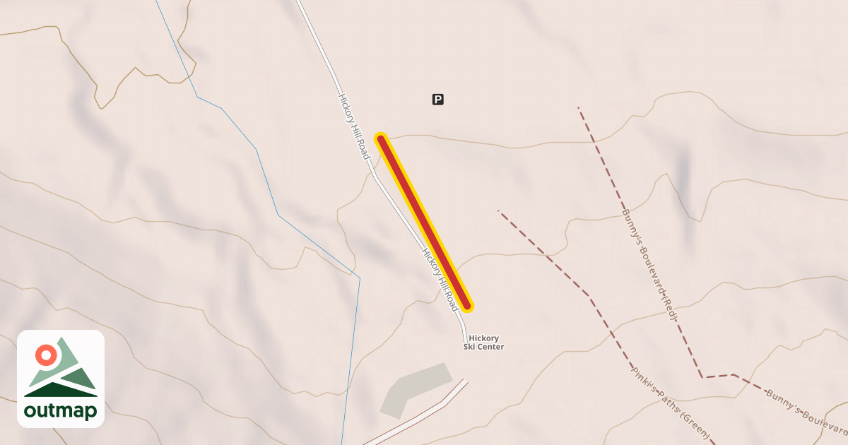 Map of Rope Tow