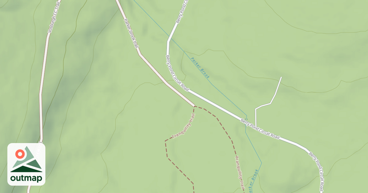 Map of Parker Brook Trail