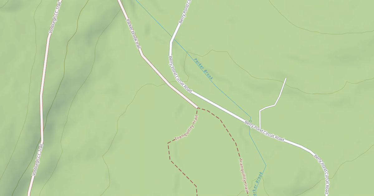 Map preview of Parker Brook Trail
