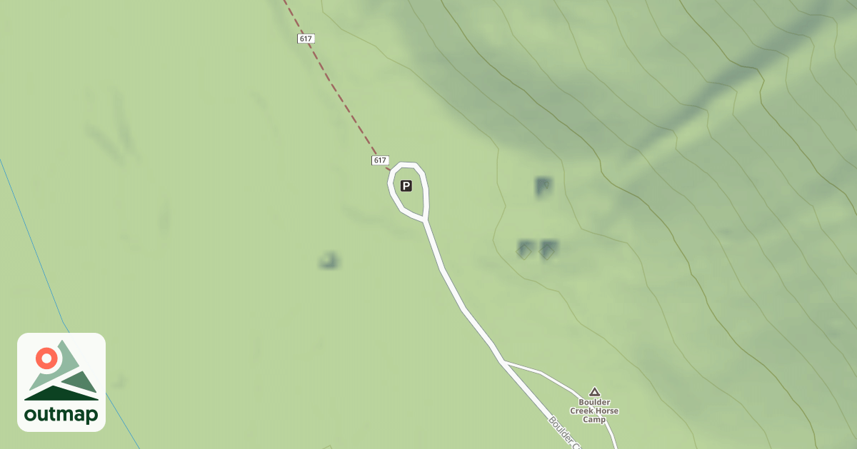 Map of (FDR) BOULDER CREEK