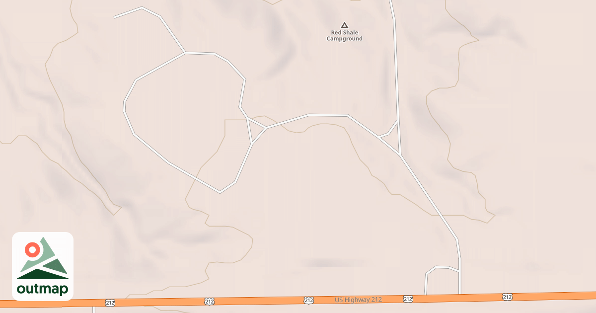 Map of RED SHALE CPGD WEST LOOP