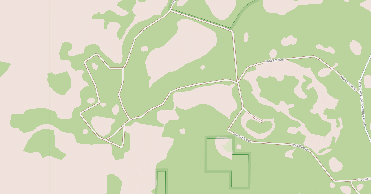 Map preview of USFS National Forest System Roads {7A5332ED-1CA7-4CC4-A1F8-705475ED61FF}
