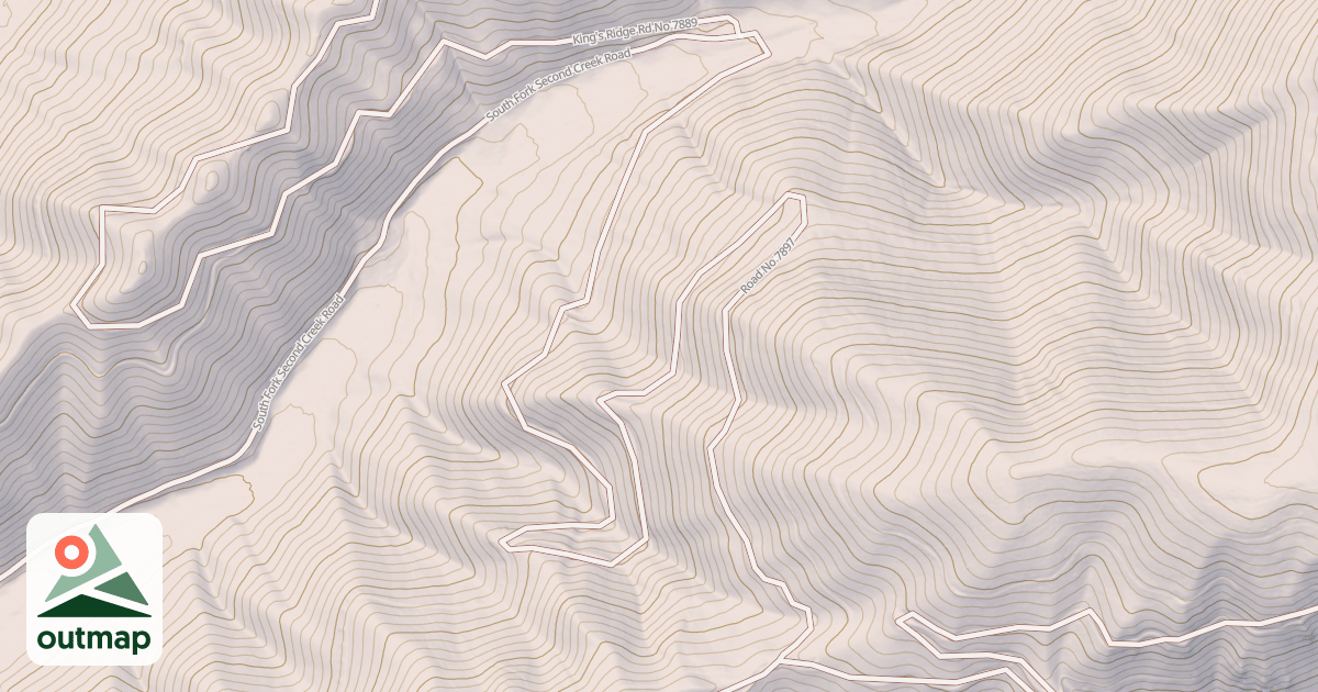 Map of LOWER EDDY RIDGE