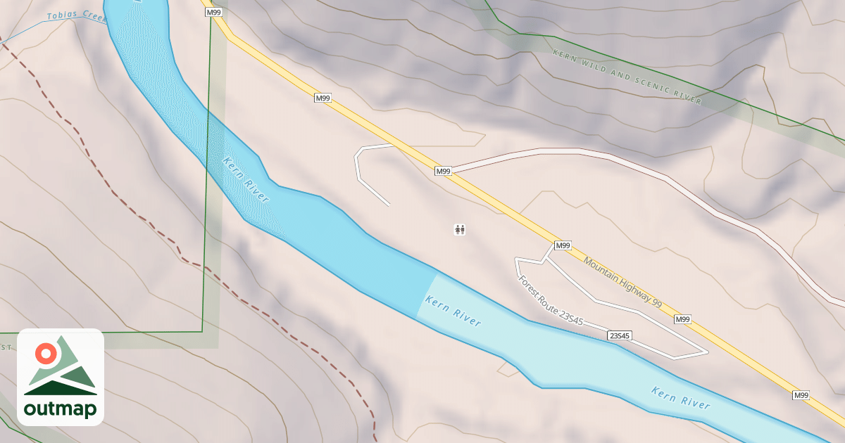 Map of CALKINS FLAT-A