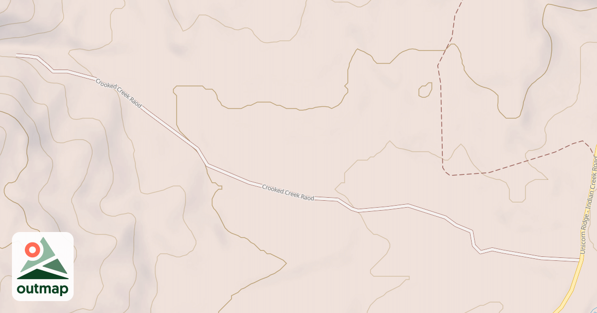 Map of CROOKED CREEK
