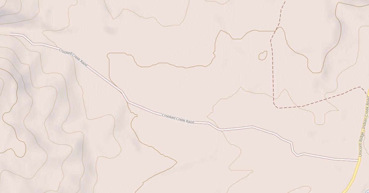 Map preview of CROOKED CREEK