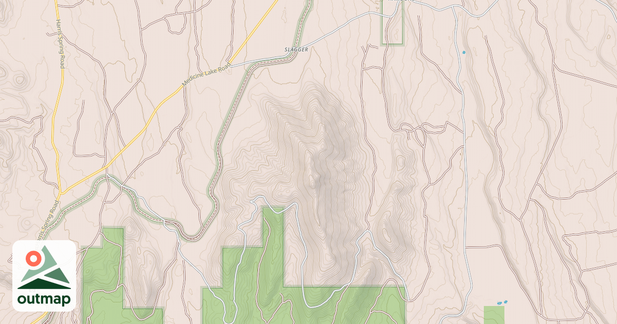 Map of BEAR MTN