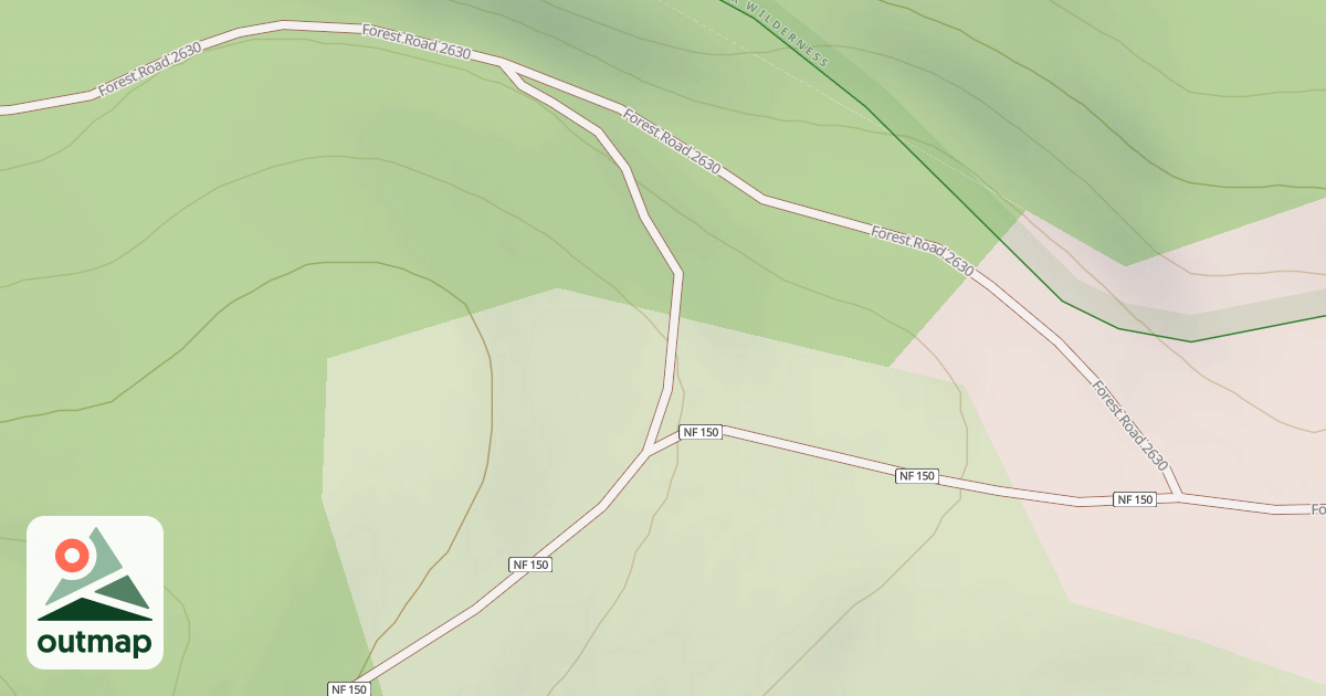 Map of USFS National Forest System Roads {AA9EC063-D467-4264-BBD2-CD25BDFDEE96}