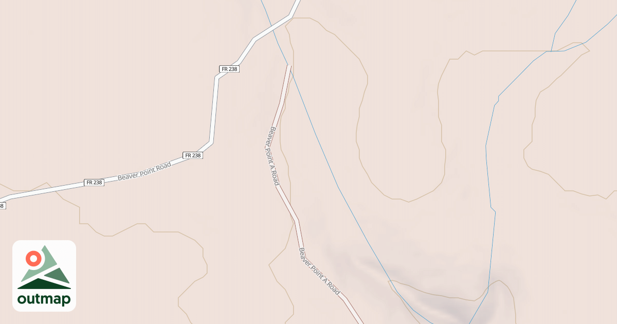 Map of BEAVER POINT A