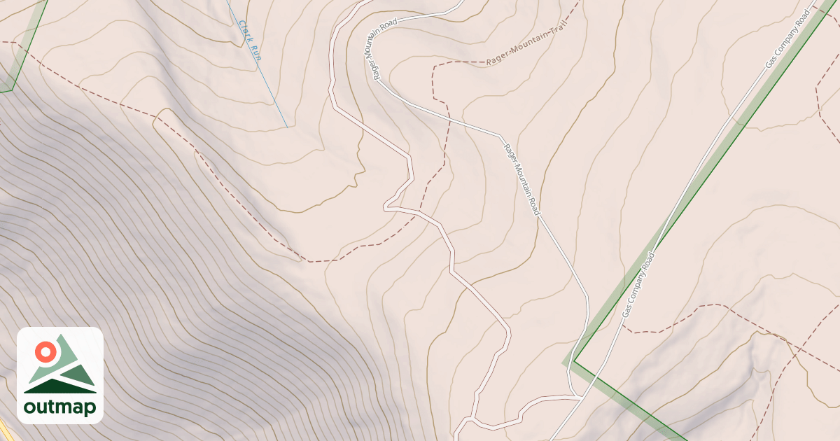 Map of Rager Mountain Division Snowmobile Trails