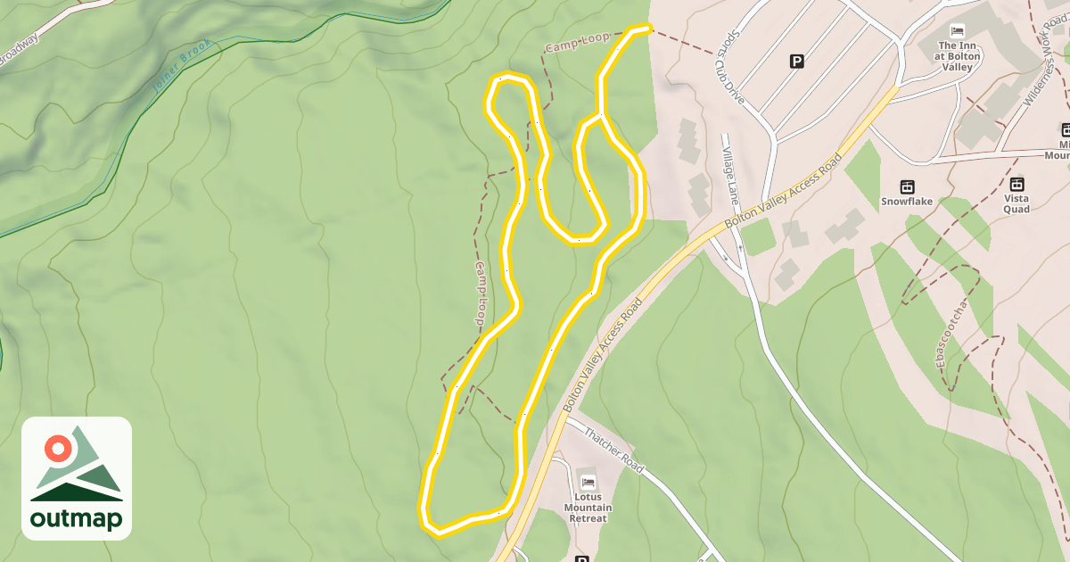 Map of Camp Ride / Picnic Loop