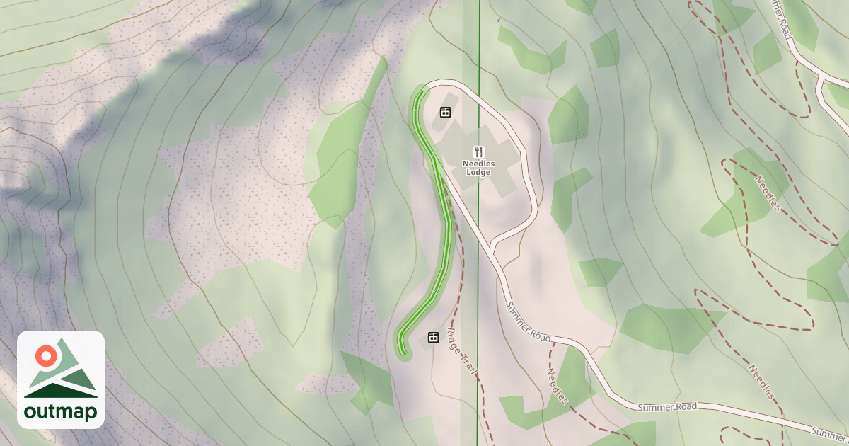 Map of Needles' Way